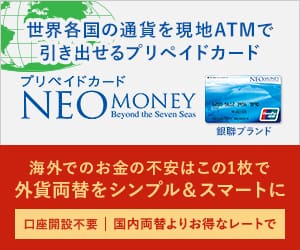 シンプル&スマートなプリペイドカード【NEOMONEY銀聯カード】