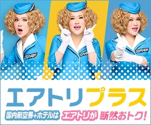 国内航空券+ホテルの予約なら【エアトリプラス】
