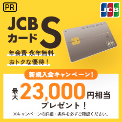 【年会費永年無料】JCBカード S